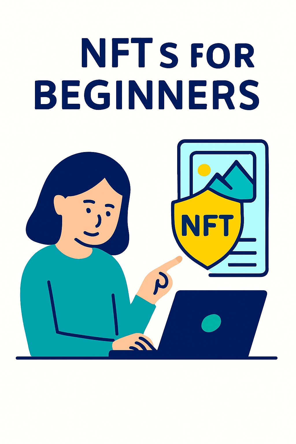 NFT tutorial image - beginner guide to NFTs