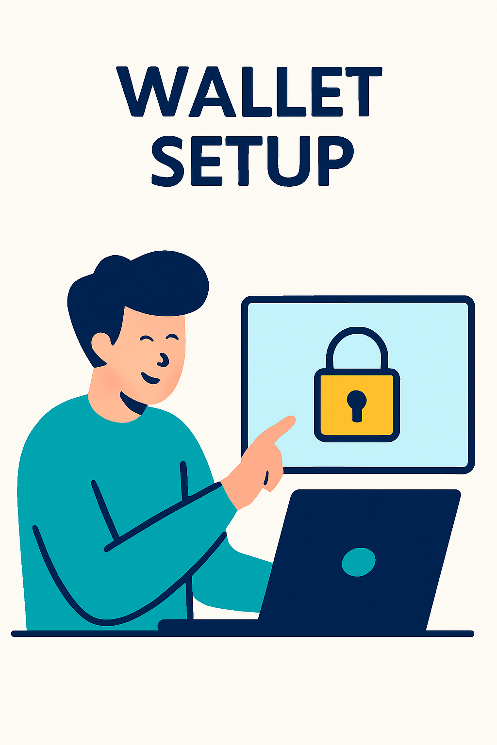 Wallet tutorial image - how to set up a crypto wallet